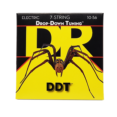 DR Strings DDT™ - Drop Down Tuning Electric Guitar Strings: 7-String Medium 10-56