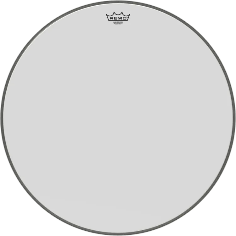 Remo 26" Ambassador Smooth White Bass Drumhead