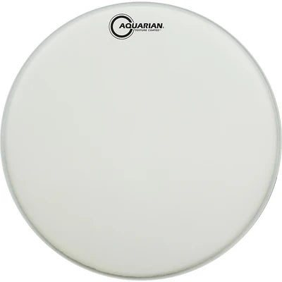 Aquarian 13" TC-White Texture Coated, 10mil Single Ply Drumhead