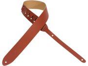 Levy's M12 Top Grain Leather Guitar Strap - 2-inch, Walnut