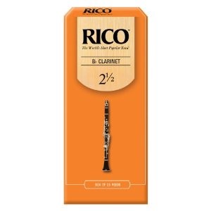 Rico Bb Clarinet 2.5 Reeds Box of 25