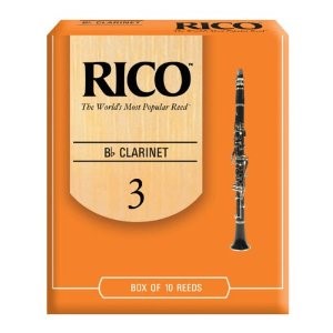 D'Addario Rico Bb Clarinet 2.5 Reeds 10-Pack