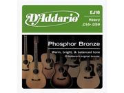 D'Addario EJ18 14-59 Heavy, Phosphor Bronze Acoustic Guitar Strings