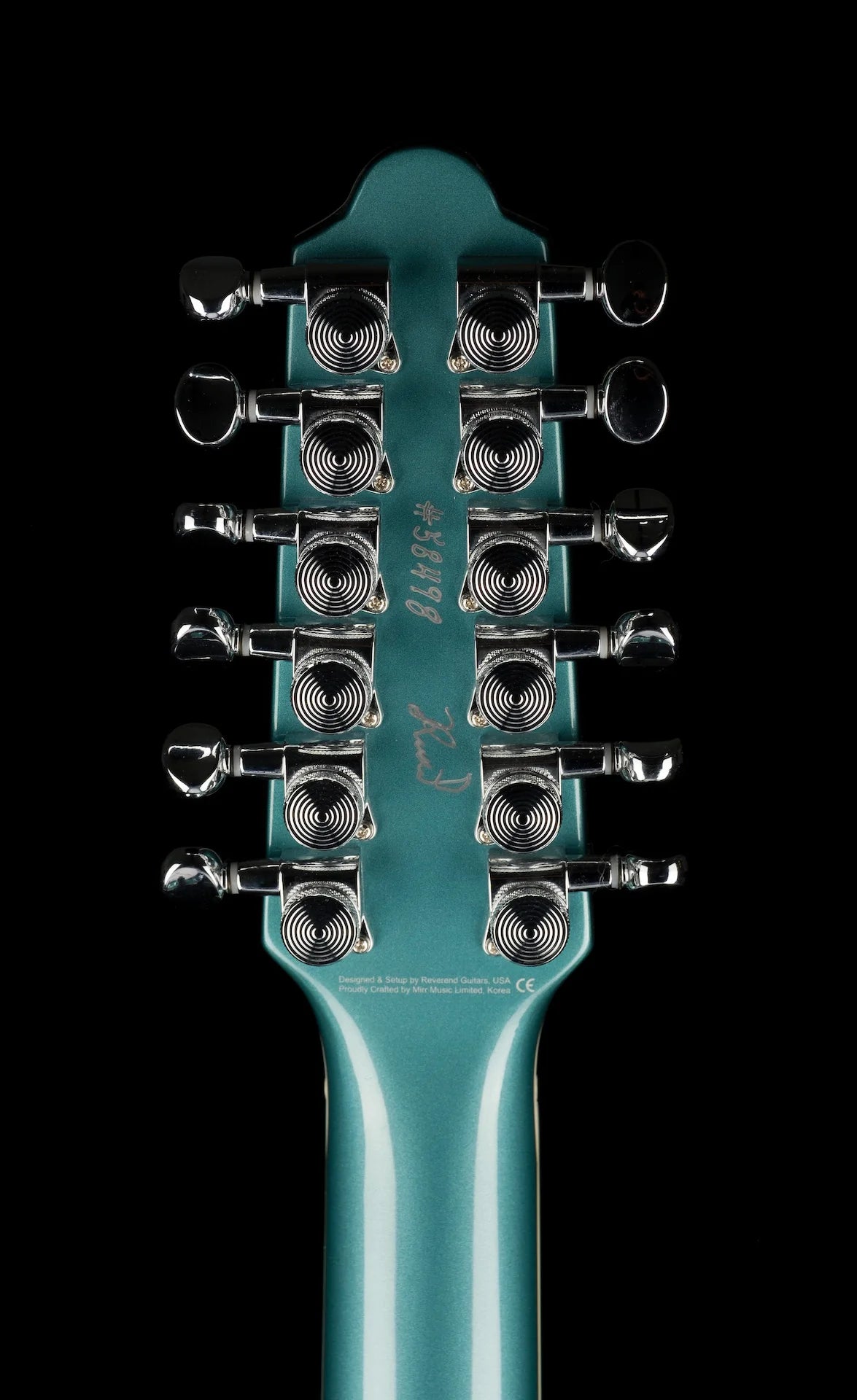 Reverend Airwave 12-string Semi-hollow Electric Guitar - Deep Sea Blue