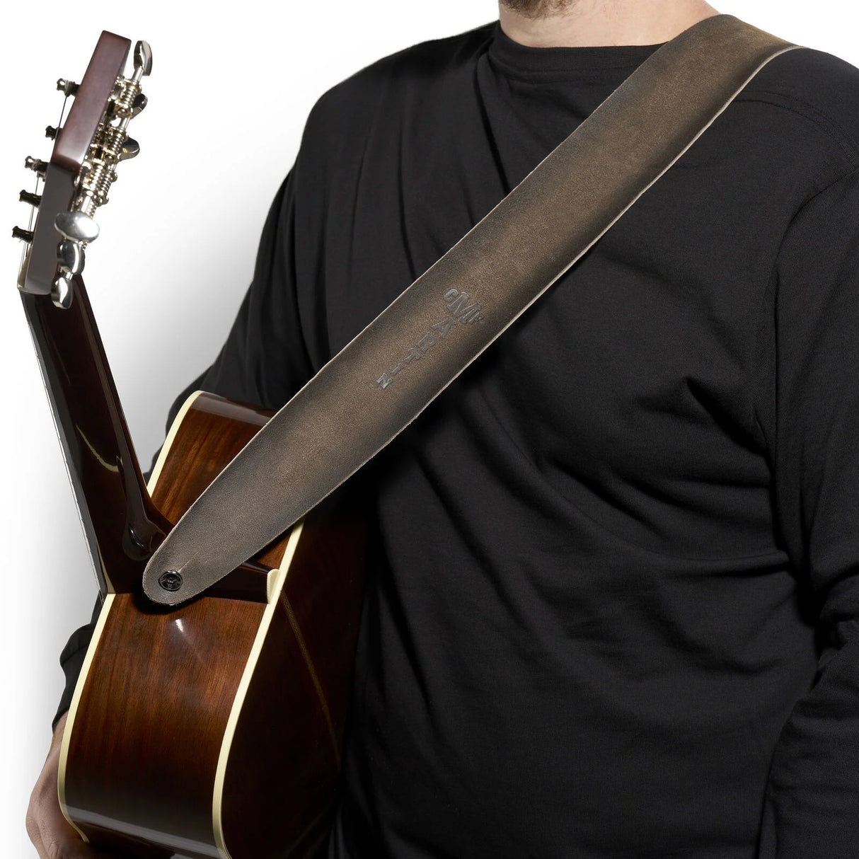 Martin Reversible Roughout Leather Strap - Grayburst