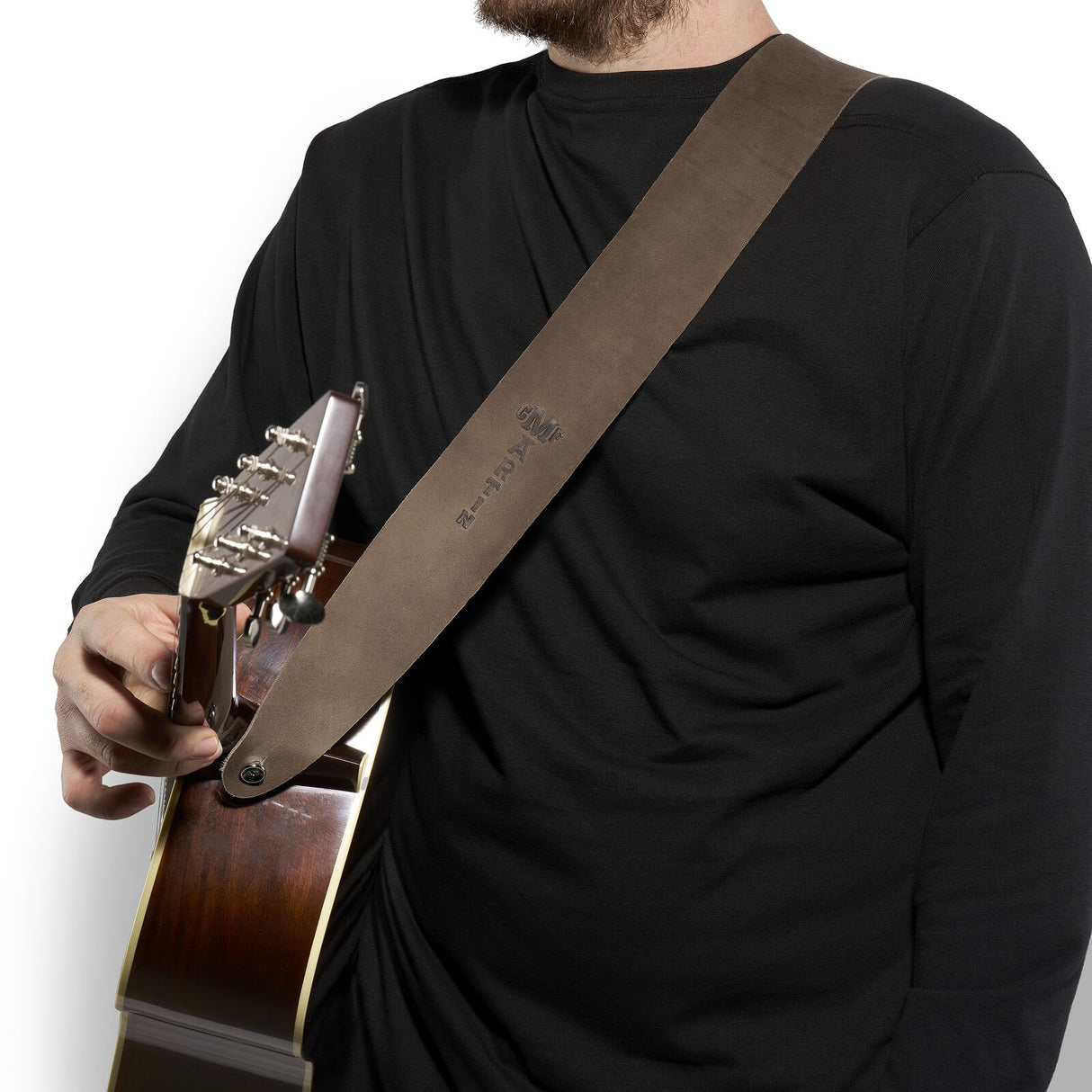 Martin Reversible Roughout Leather Strap - Grayburst