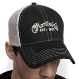 Martin Mesh Trucker Hat with CFM Logo - Black
