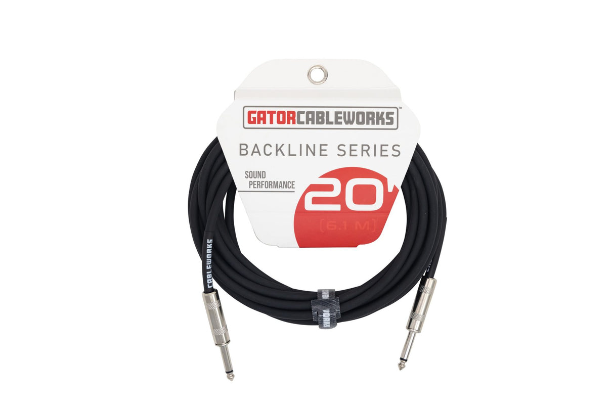 Gator Cableworks - Backline Series 20ft Standard Instrument Cable