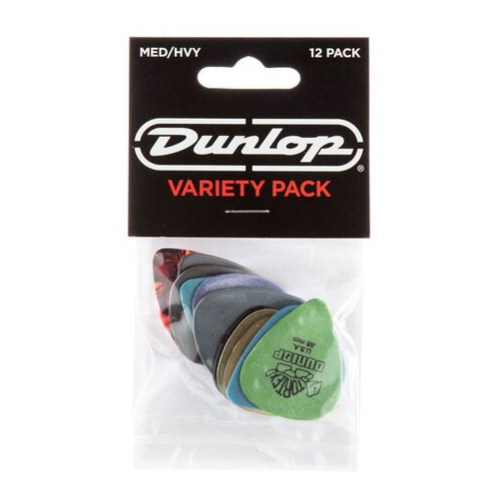 Dunlop Guitar Pick Medium/Heavy Variety - 12 Pack