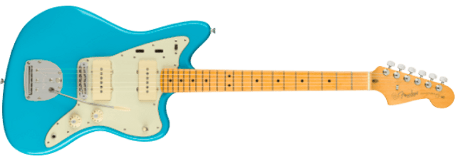 Fender American Professional II Jazzmaster, Maple Neck - Miami Blue