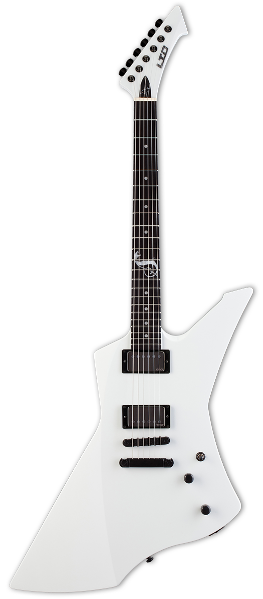 ESP LTD James Hetfield Signature Snakebyte - Snow White