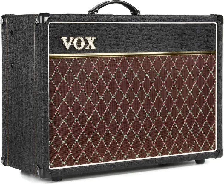 VOX AC15C1X 15 Watt 1x12 Combo Guitar Amplifier with Celestion Alnico Blues