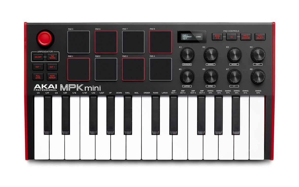 Akai Pro MPKMINI3 Portable USB Keyboard Controller