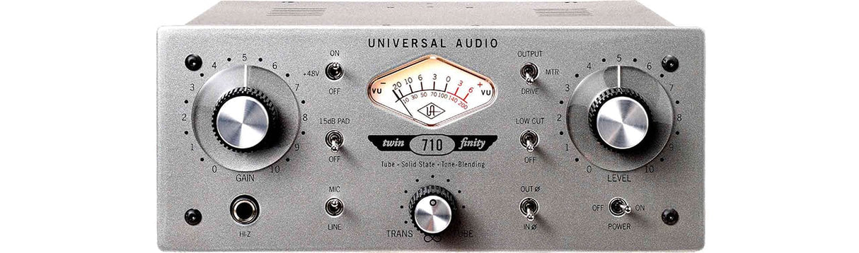 Universal Audio 710 Twin-Finity Tube and Solid State Mic Preamplifier