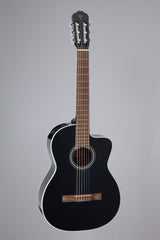 Takamine GC2CE BLK Nylon String Acoustic Electric Guitar - Black