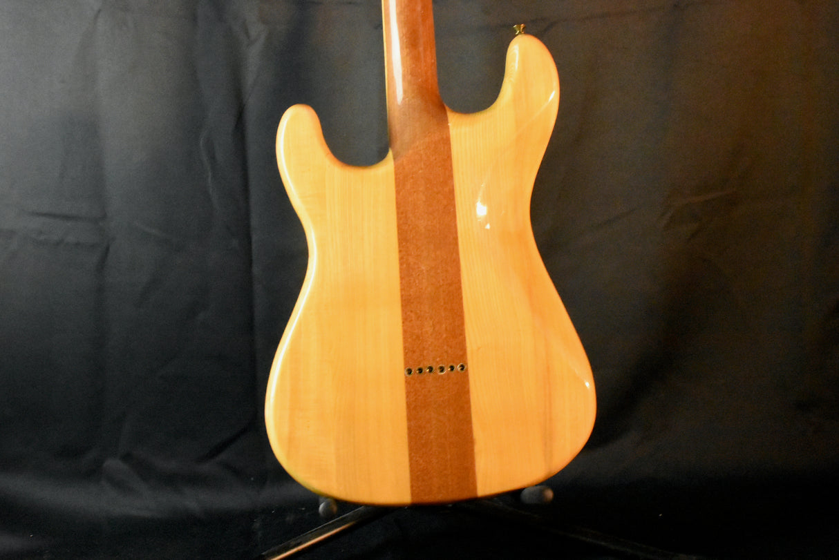 Used Austin Neck Through Double Cut Electric Guitar - Natural