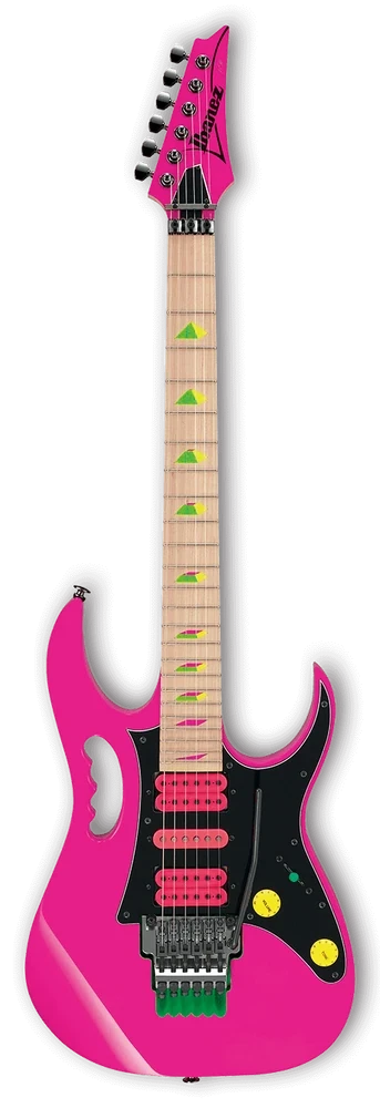 Ibanez JEM777 Limited Edition 30th Anniversary Steve Vai Signature - Shocking Pink