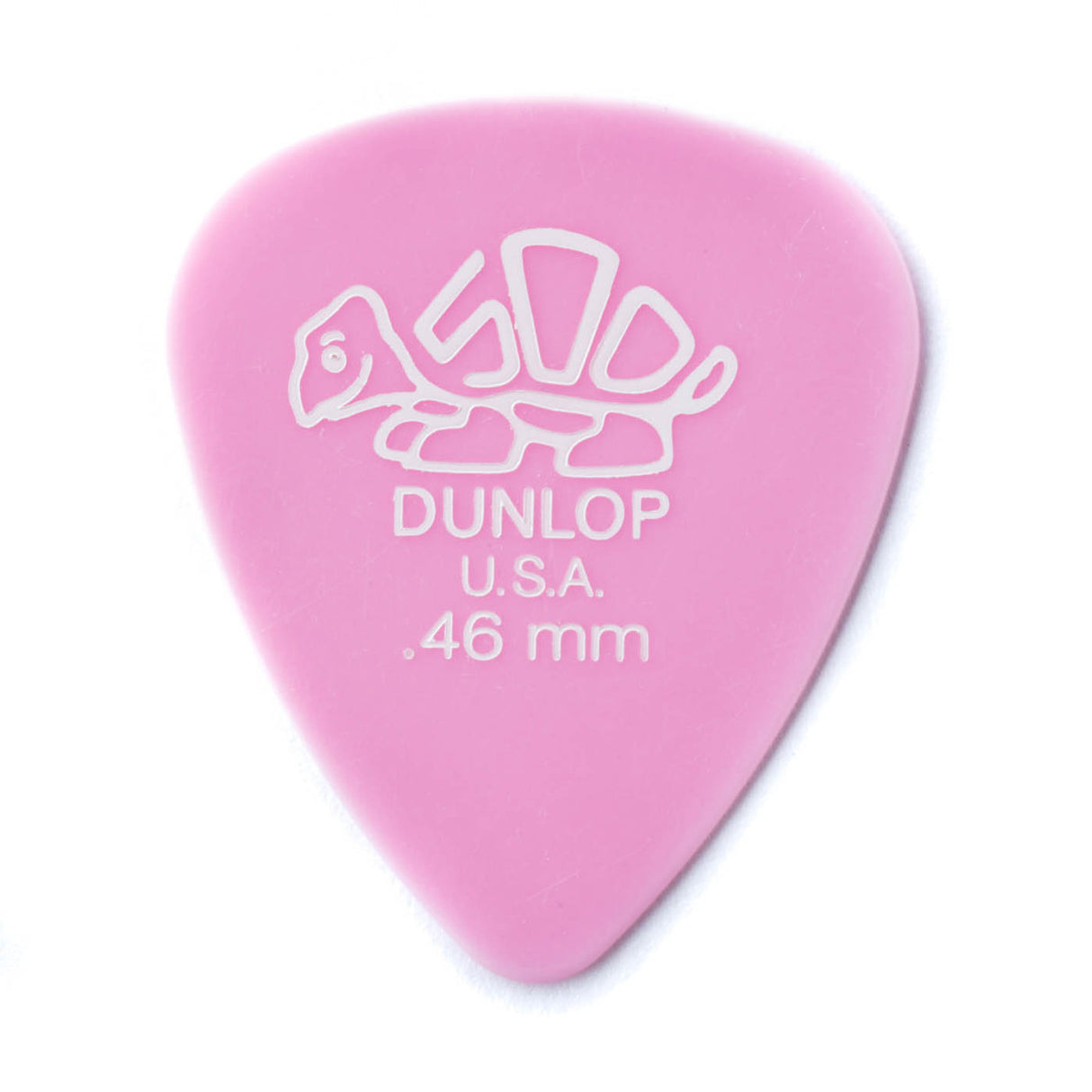 Dunlop 41P046 Delrin 500 Guitar Picks - 0.46mm Light Pink 12-pack