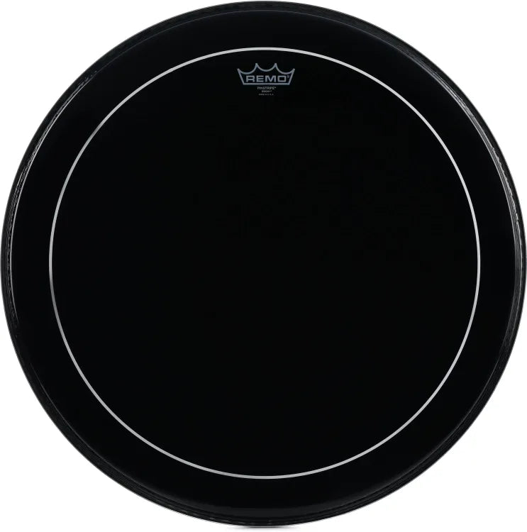 Remo Pinstripe Ebony Bass Drumhead - 22"