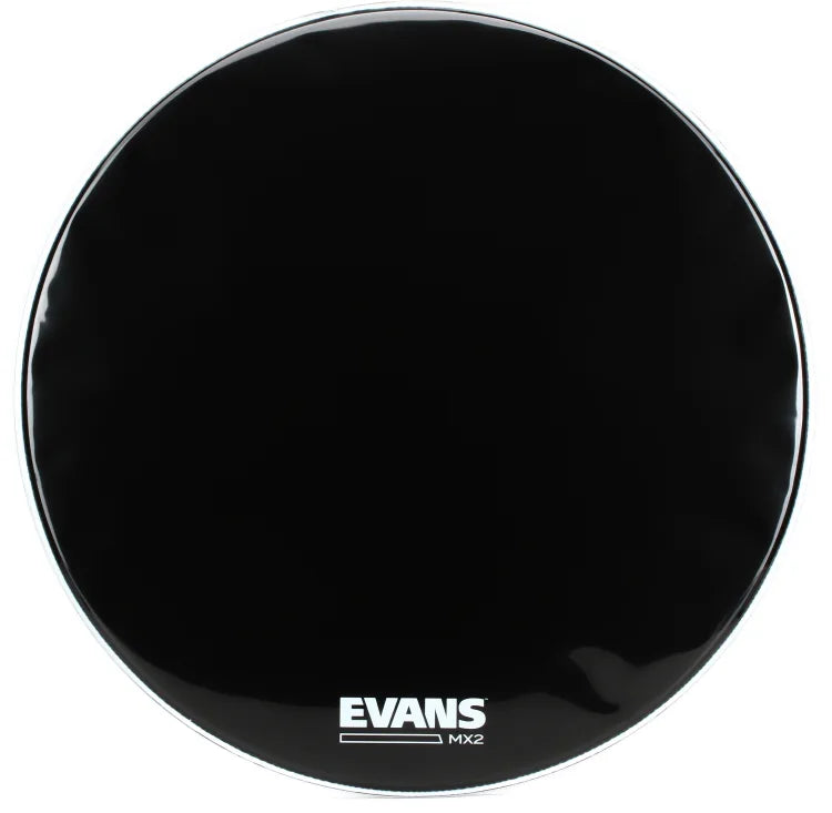 Evans MX2 Black Marching 32" Bass Drum Head