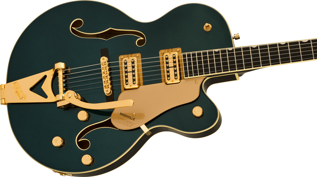 Gretsch Synchromatic Nashville Hollow Body Single-Cut with Bigsby, Ebony Fingerboard, Cadillac Green