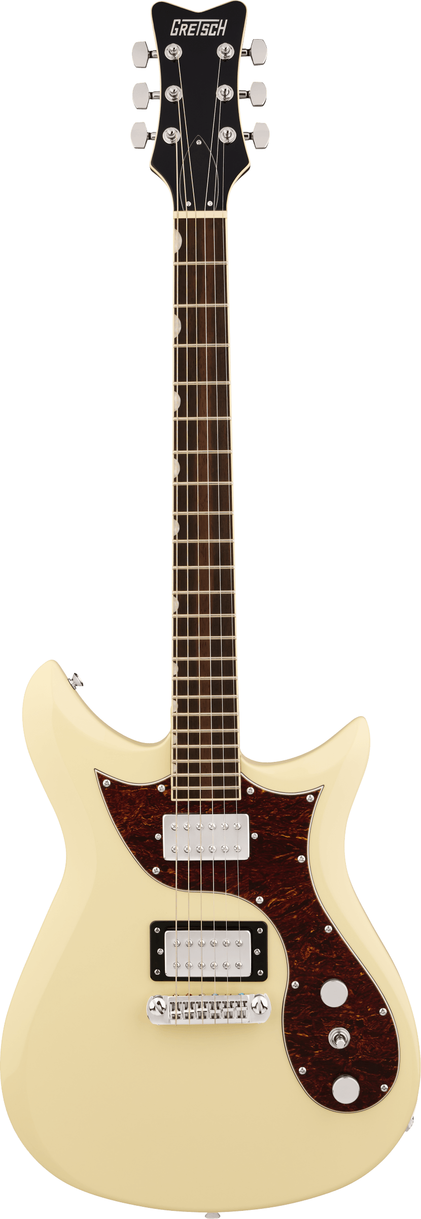 Gretsch Electromatic CVT Double-Cut with Wraparound, Laurel Fingerboard, Vintage White