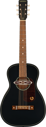 Gretsch Deltoluxe Parlor, Walnut Fingerboard, Tortoiseshell Pickguard, Black Top