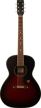 Gretsch Jim Dandy Concert, Walnut Fingerboard, Black Pickguard, Deep Cherry Burst