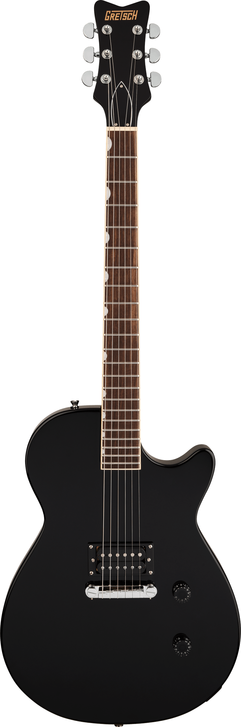 Gretsch Streamliner Jet Club 1 Pickup, Laurel Fingerboard, Jet Black