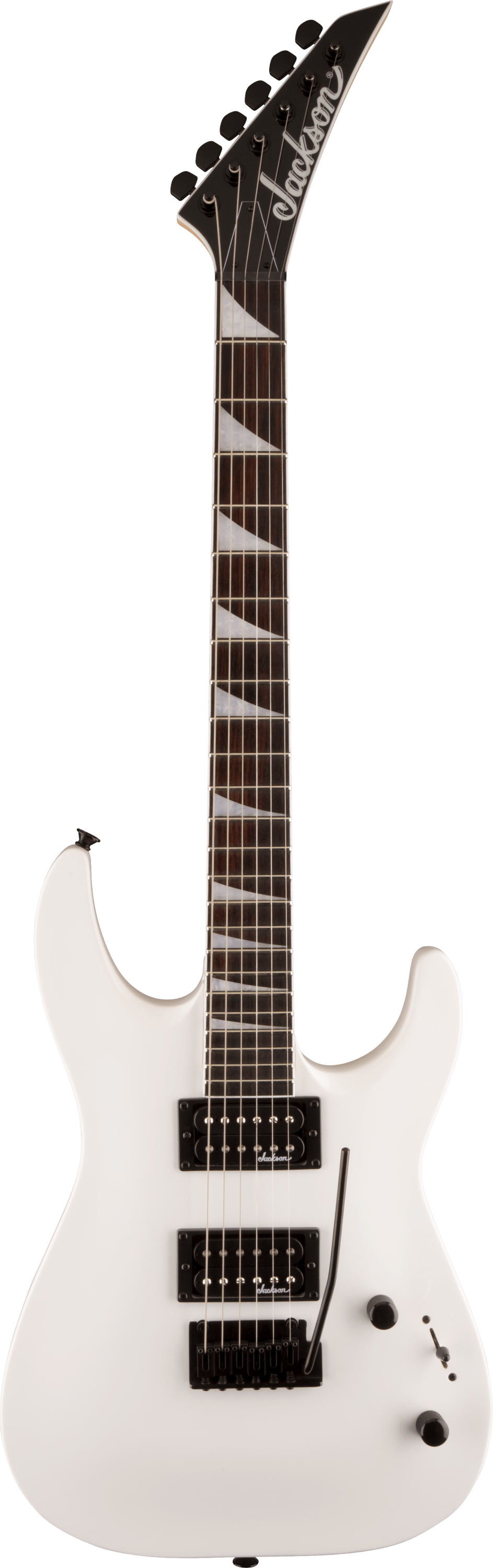 Jackson JS Series Dinky Arch Top JS22 DKA Amaranth Fingerboard Snow White