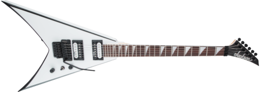 Jackson JS Series King V™ JS32 Amaranth Fingerboard, White with Black Bevels