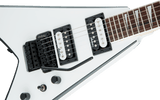 Jackson JS Series King V™ JS32 Amaranth Fingerboard, White with Black Bevels