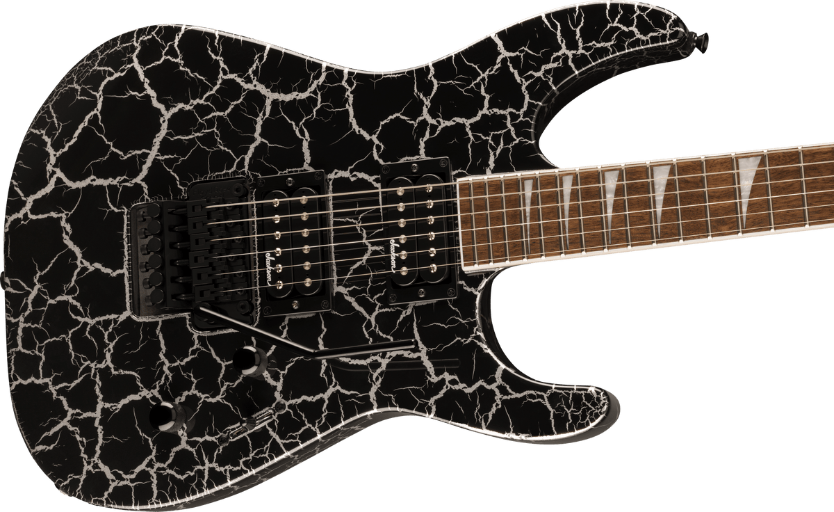 Jackson X Series Soloist SLX DX, Laurel Fingerboard, Silver Mercury Crackle