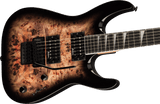 Jackson Dinky JS32 DKAP, Amaranth Fingerboard, Transparent Black Burst