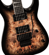 Jackson Dinky JS32 DKAP, Amaranth Fingerboard, Transparent Black Burst