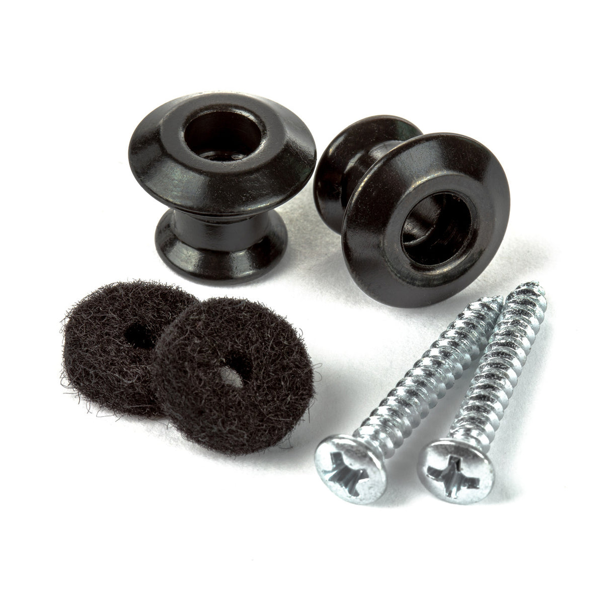 Dunlop  Straplok® Dual Design Strap Button Set - Black