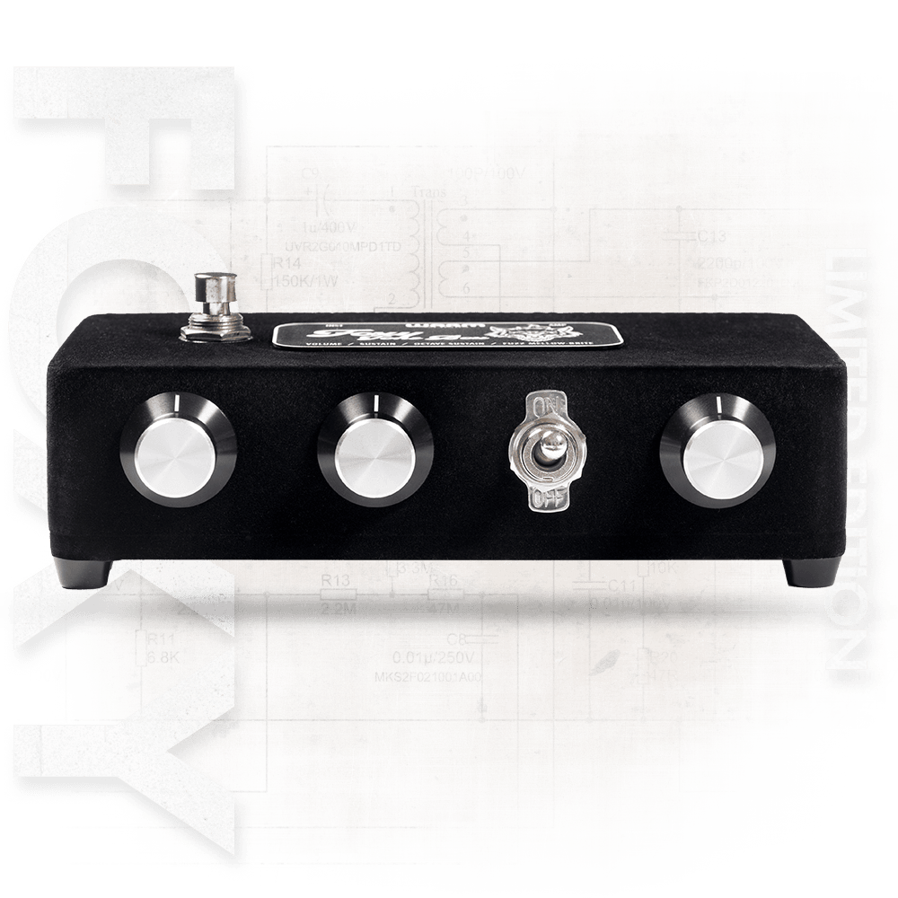 Warm Audio Werewolf Black Foxy Tone Box Octave Fuzz Guitar Pedal