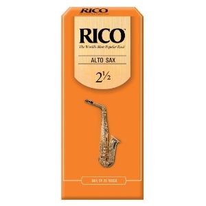 D'Addario Rico Alto Saxophone 2.5 Reeds 25-Pack