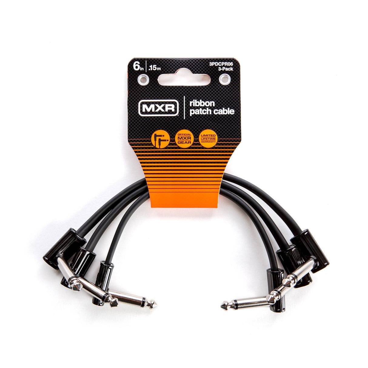 MXR 6 Inch Ribbon Patch Cable - 3 Pack