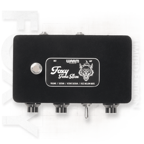 Warm Audio Werewolf Black Foxy Tone Box Octave Fuzz Guitar Pedal