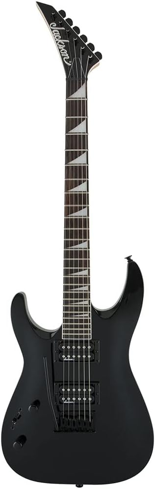 Jackson JS22L-BK Left-Handed Black Dinky Arch Top Amaranth Fingerboard