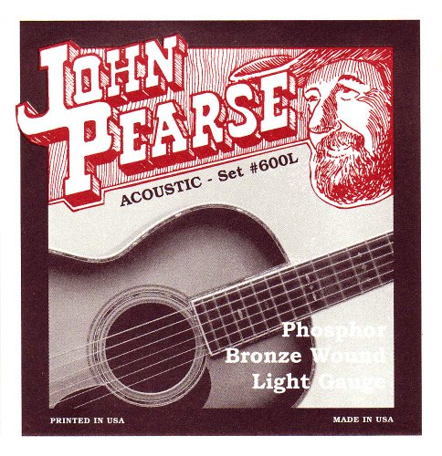 John Pearse 600L Bronze .12-.53 Acoustic Guitar Strings