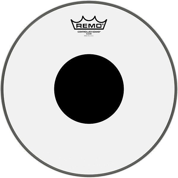 Remo Controlled Sound Coated, 12" Black Dot