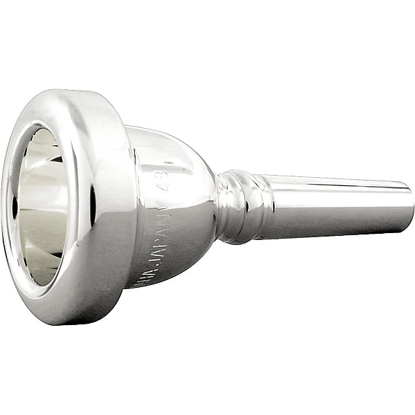 Yamaha Standard Series Small Shank Trombone Mouthpiece in Silver 48A
