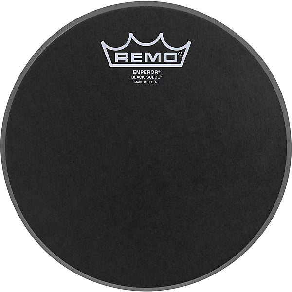 Remo Black Suede Emperor Batter Drumhead 8"