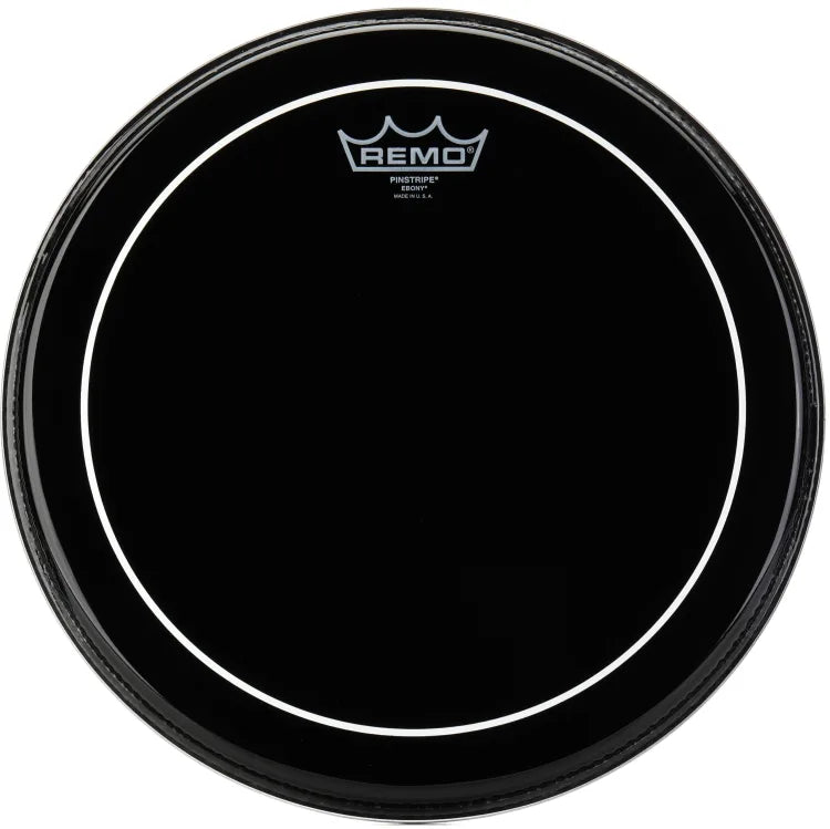 Remo Pinstripe Ebony 13"