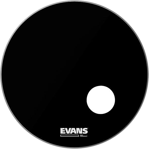 Evans EQ3 Black Resonant Bass Drumhead 24"