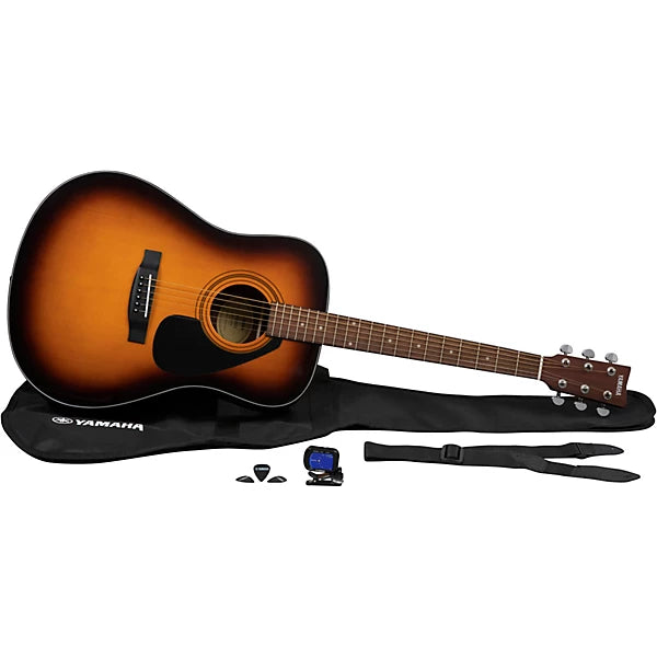 Yamaha Gigmaker Standard, 6 String Acoustic Guitar Pack - Tobacco Sunburst