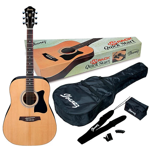 Ibanez IJVC50 Acoustic Guitar Pack - Natural (FACTORY DEMO)