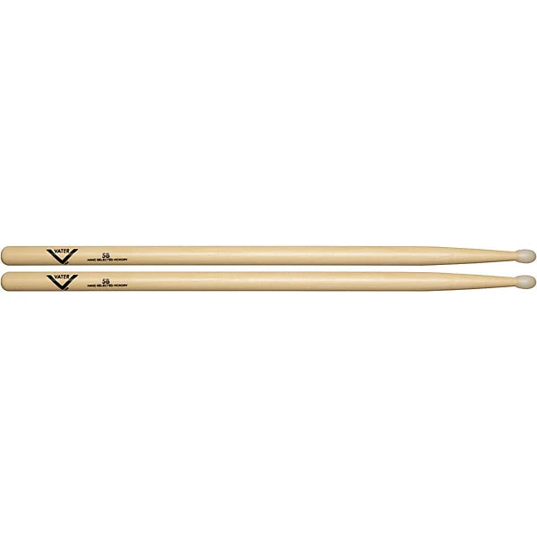 Vater VH5BN American Hickory 5B Drumsticks - Nylon Tip (Pair)